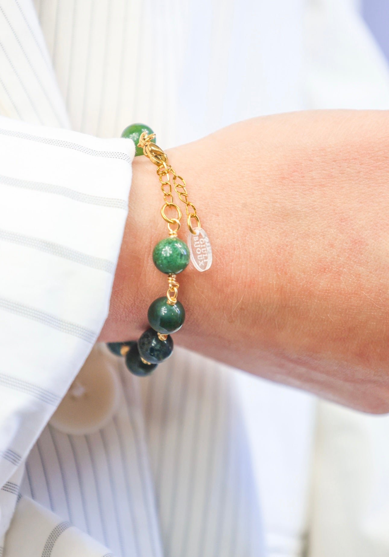 Bracelet - Vittoria x Agate Mousse d’Afrique