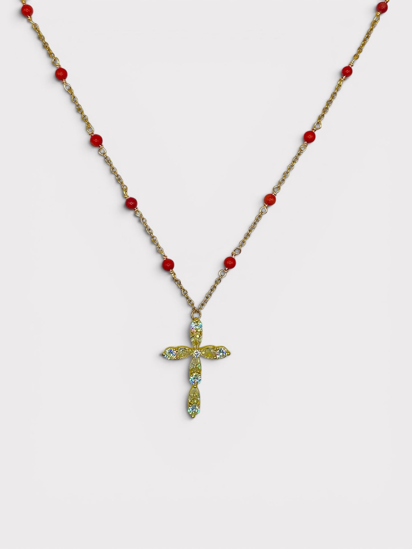 Collier - Alba x Corail Bambou