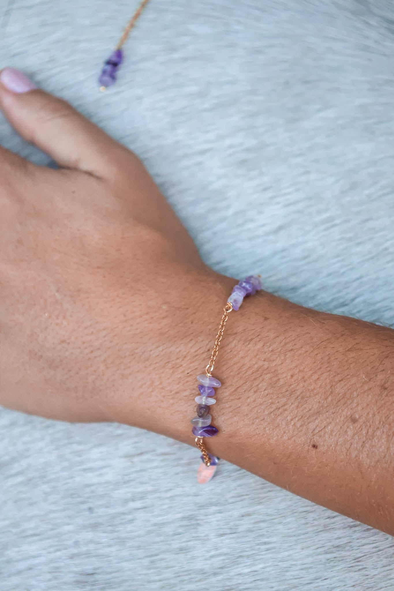 Bracelet - Rosa x Améthyste