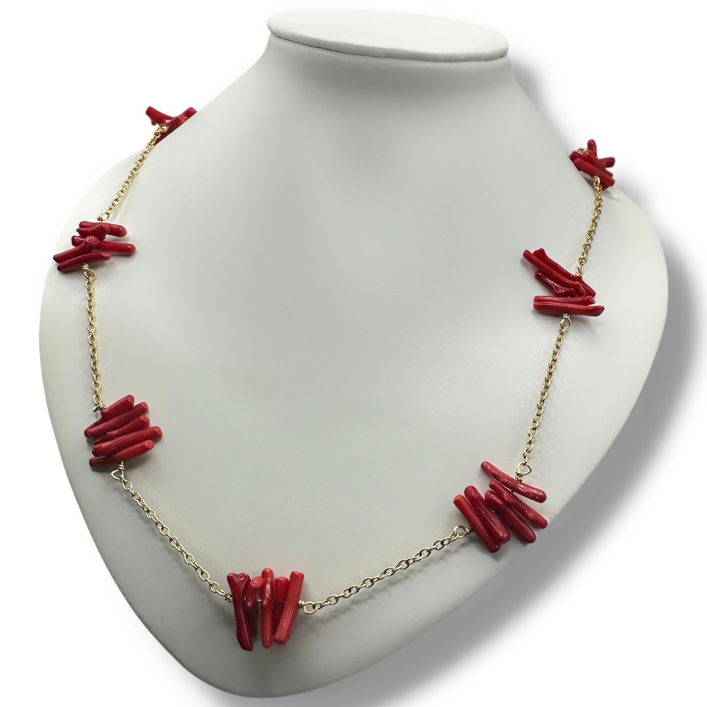 Collier Sautoir - Antonella x Corail bambou