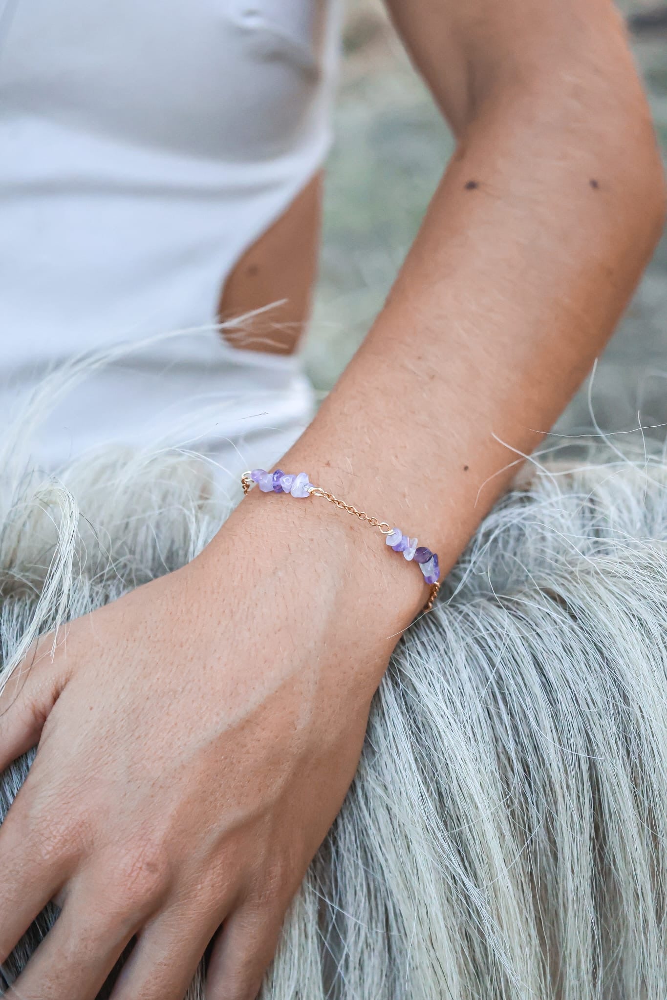 Bracelet - Rosa x Améthyste