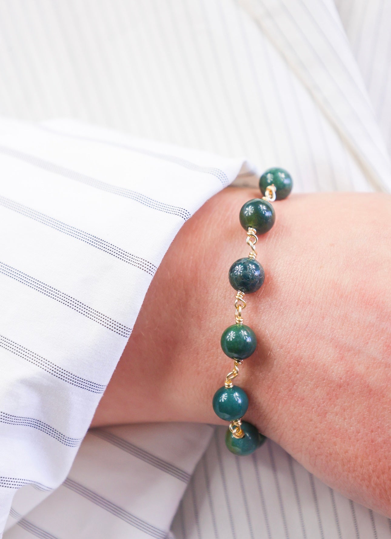 Bracelet - Vittoria x Agate Mousse d’Afrique