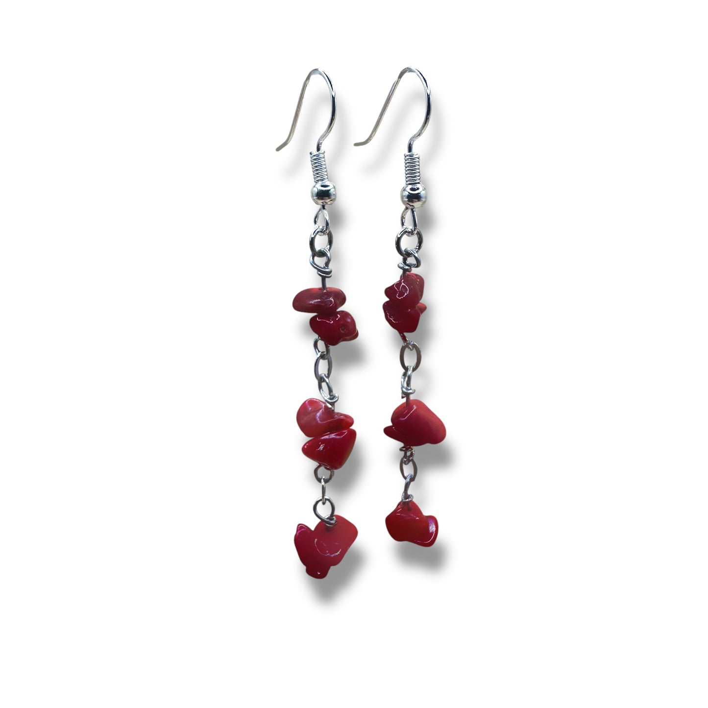 Boucles d’oreilles - Valeria x Corail bambou