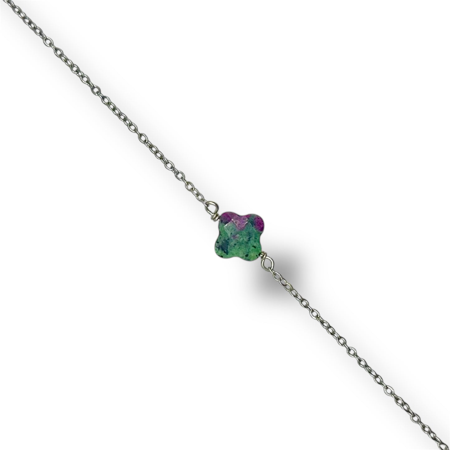 Collier - Allegria x Trèfle Rubis Zoizite