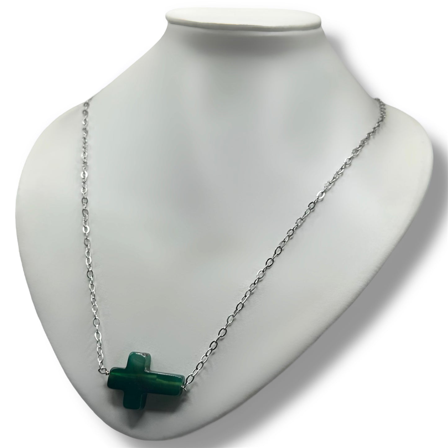 Collier Sautoir - Maddalena x Onyx vert
