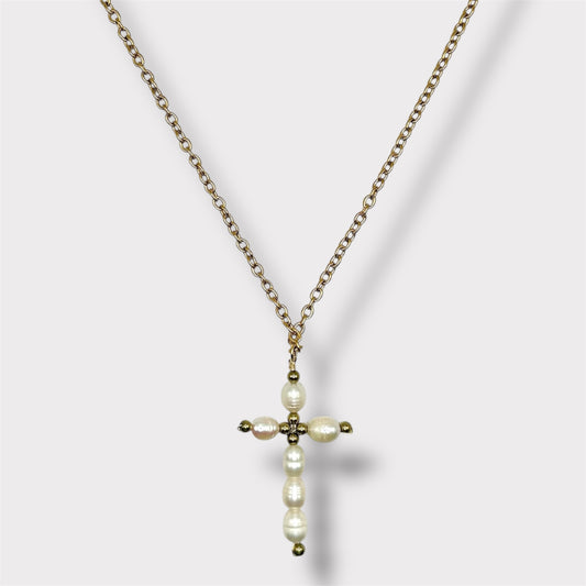 Collier - Santa x Perles de Culture