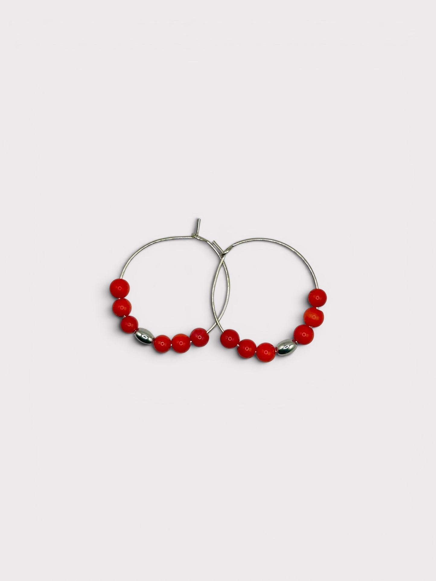 Boucles d’oreilles - Vannina x Corail Bambou