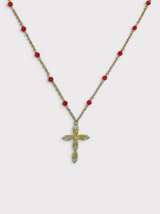 Collier - Alba x Corail Bambou