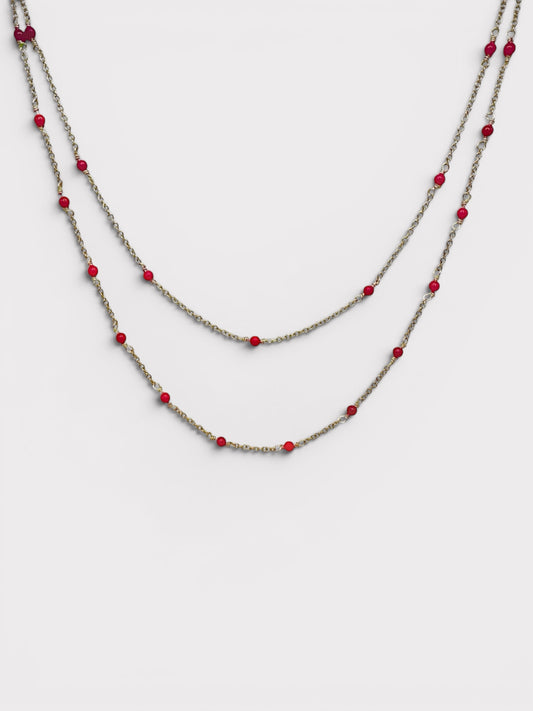 Collier - Stella x Corail Bambou