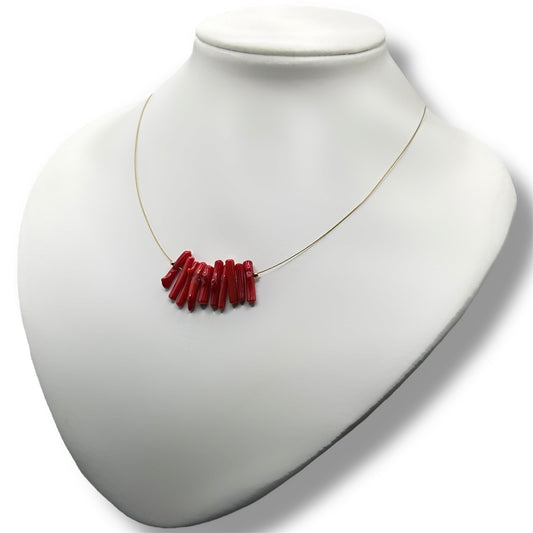 Collier - Speranza x Corail Bambou