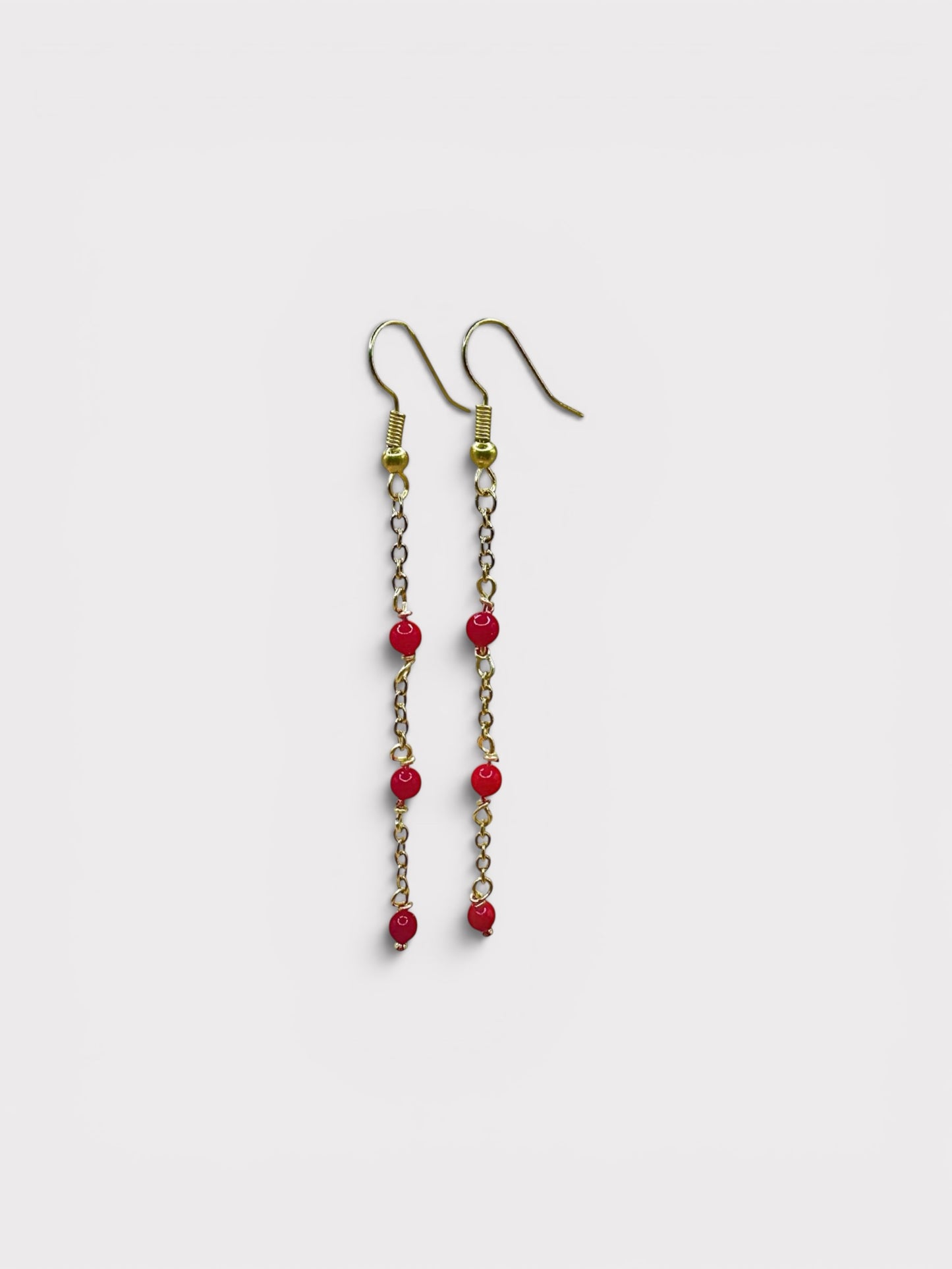 Boucles d’oreilles - Letizia x Corail Bambou
