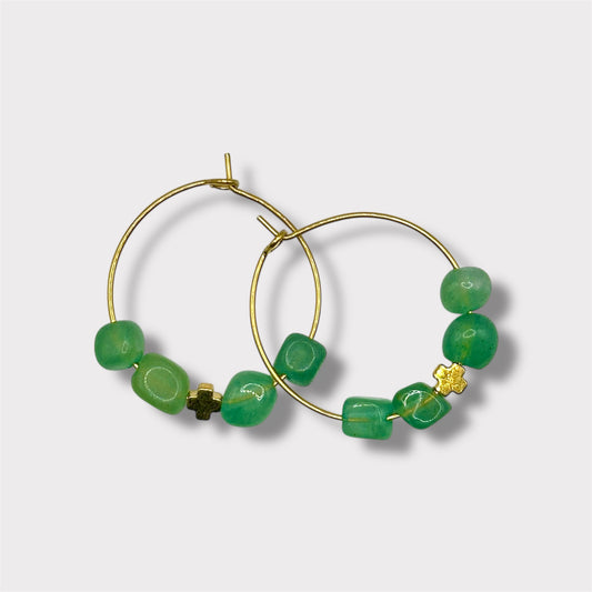 Boucles d’oreilles - Vannina x Aventurine