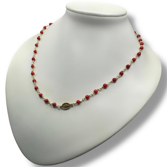 Collier - Santina x Corail Bambou