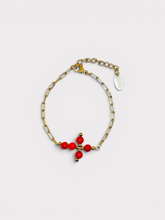 Bracelet - Santa x Corail Bambou