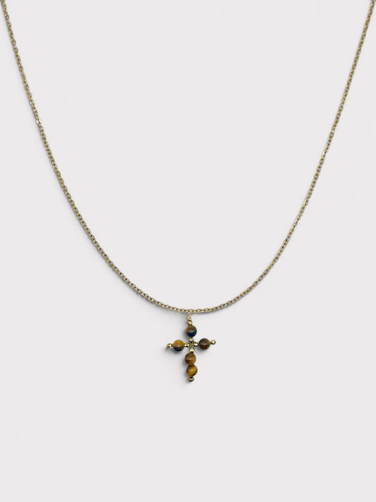 Collier - Santa x Œil de Tigre