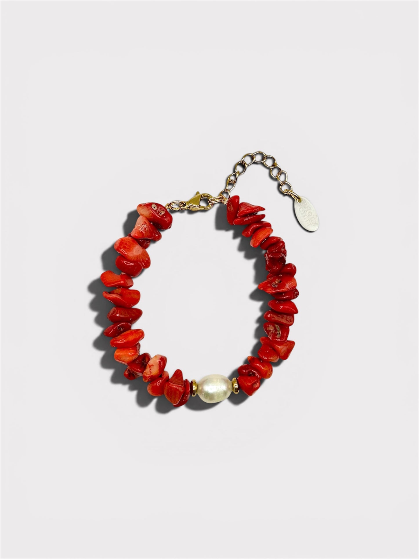 Bracelet - Davia x Corail Bambou & Perles de Culture
