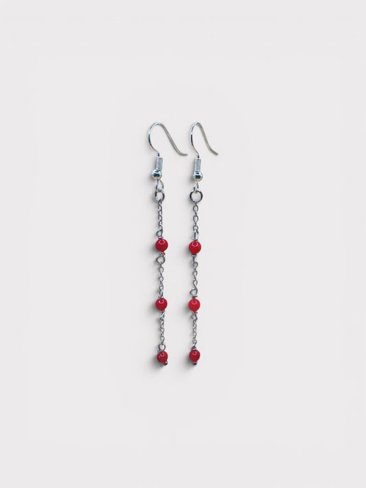 Boucles d’oreilles - Letizia x Corail Bambou