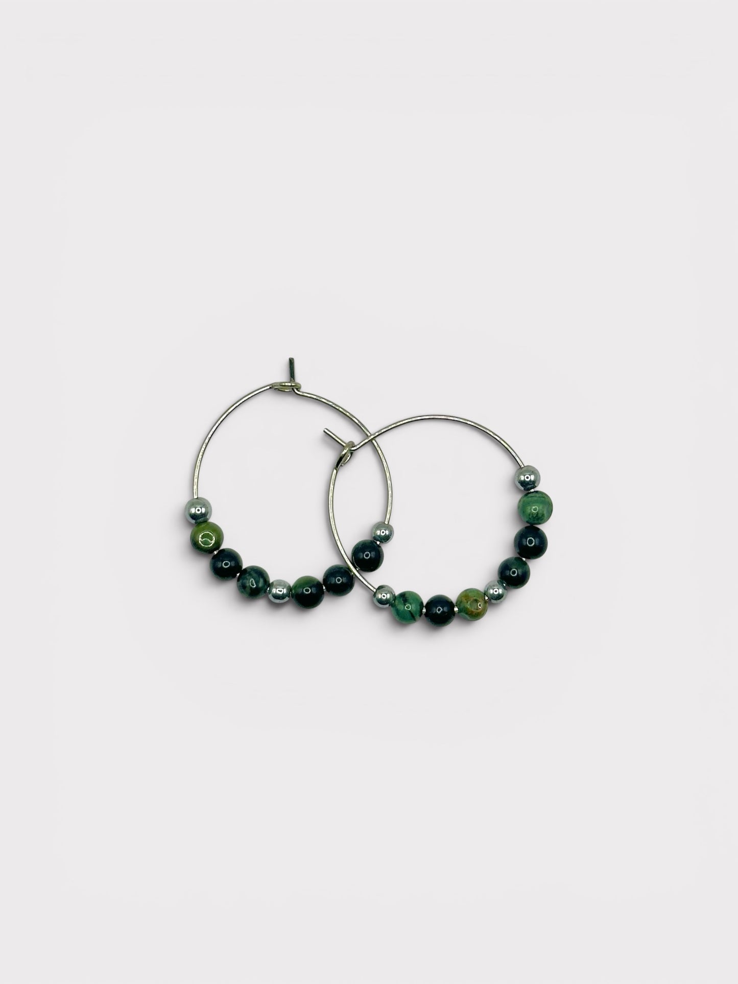 Boucles d’oreilles - Vannina x Jaspe Kambaba