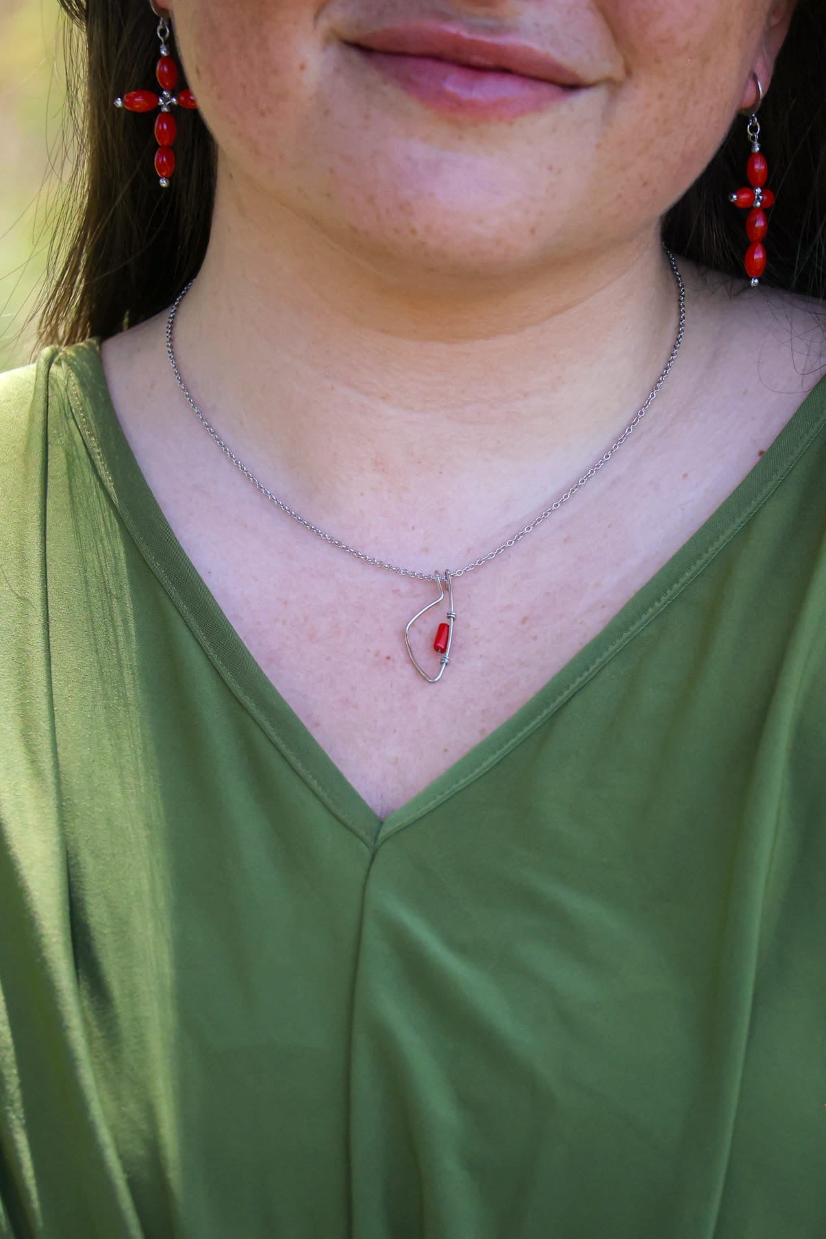 Collier - Isula x Corail Bambou