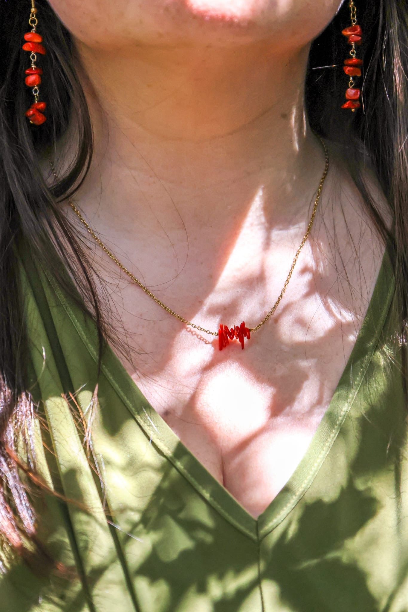 Collier - Speranza x Corail Bambou