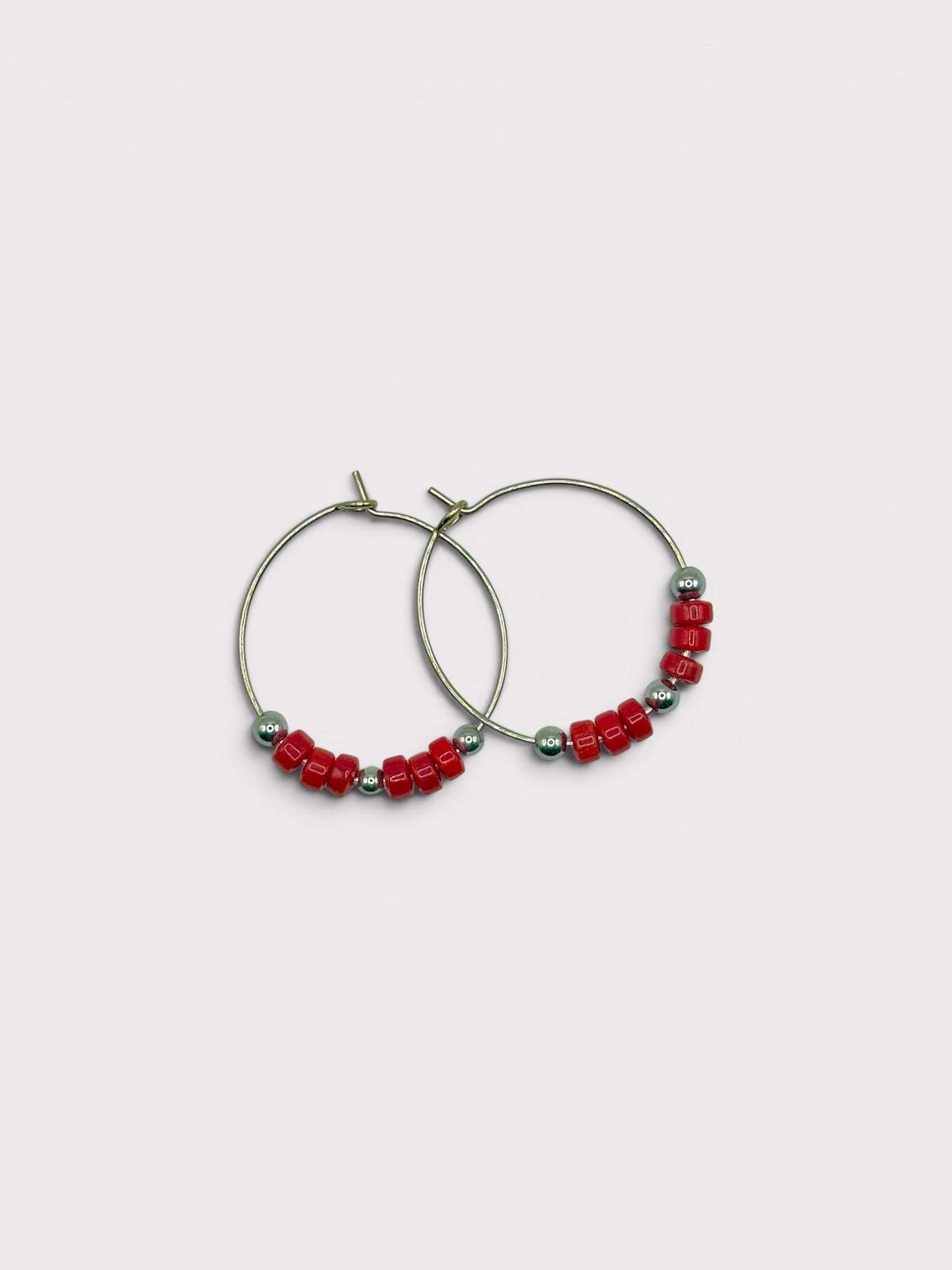 Boucles d’oreilles - Vannina x Corail Bambou