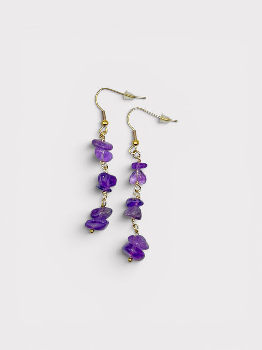 Boucles d’oreilles - Valeria x Améthyste