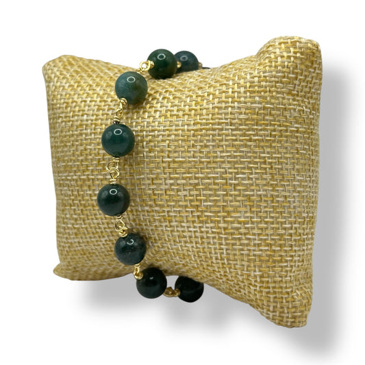 Bracelet - Vittoria x Agate Mousse d’Afrique