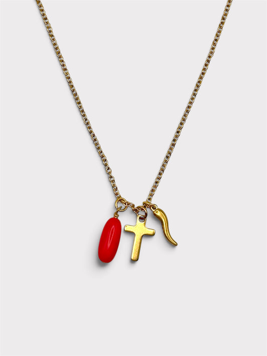 Collier - Laurina x Corail Bambou