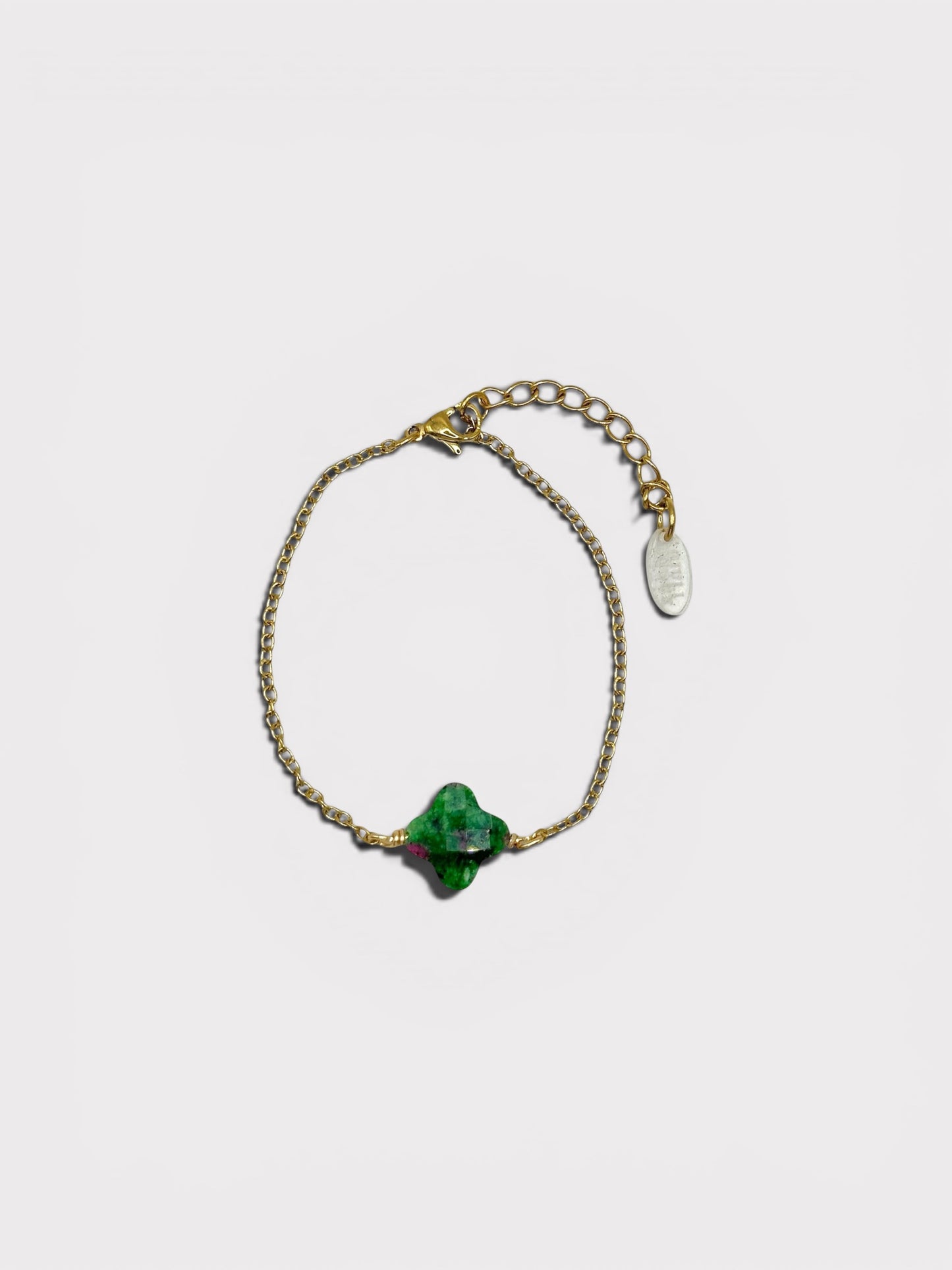 Bracelet - Allegria x Trèfle Rubis Zoïsite