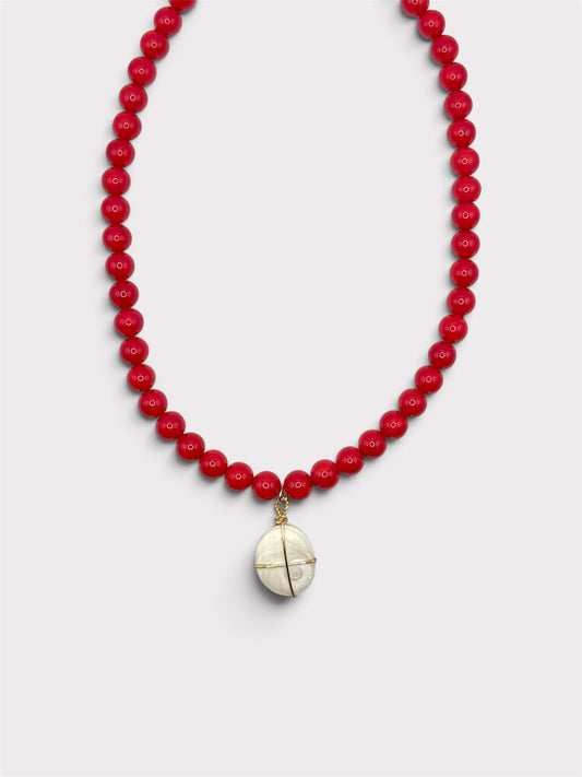 Collier - Saveria x Coquillage teinté