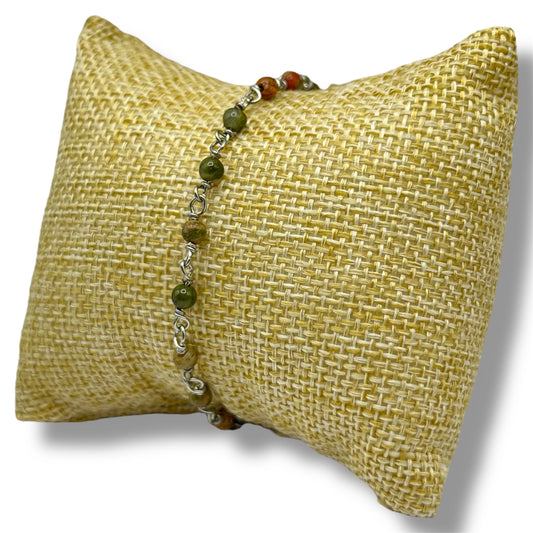 Bracelet - Santina x Unakite