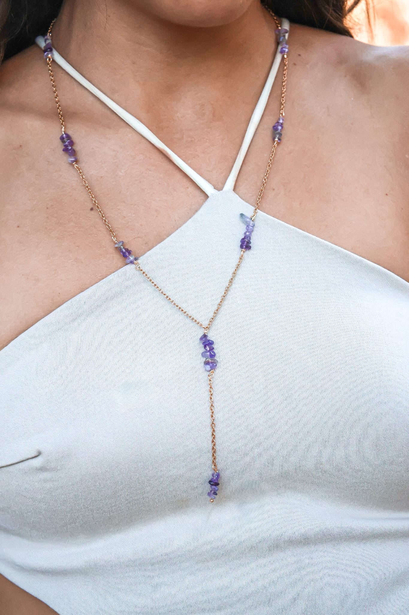 Collier - Rosa x Améthyste