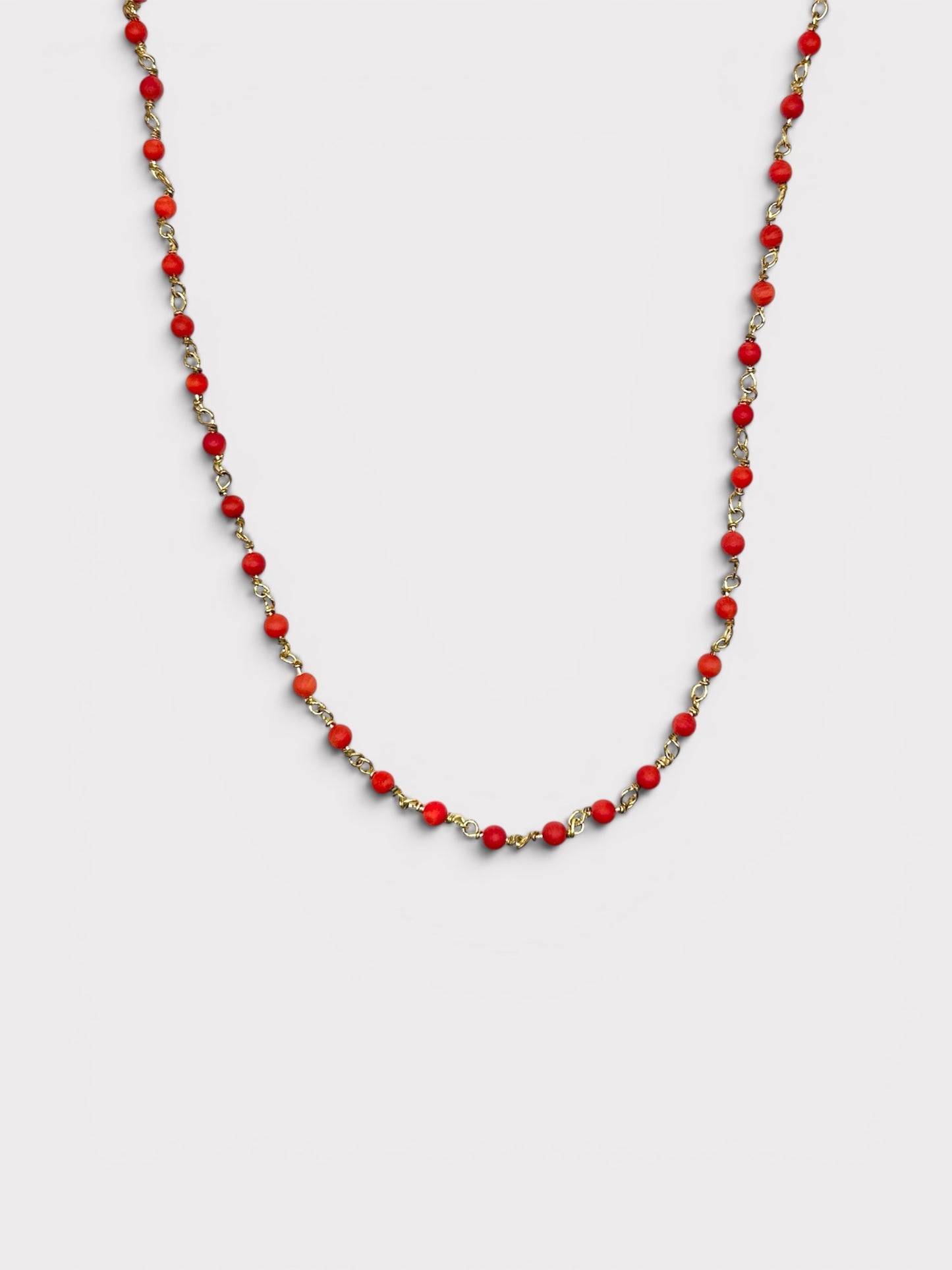 Collier - Santina x Corail Bambou