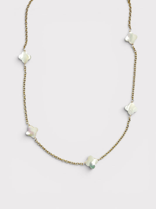 Collier Sautoir - Lavinia x Trèfles Nacré