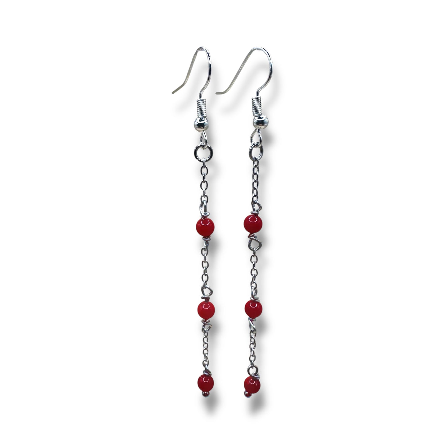 Boucles d’oreilles - Letizia x Corail Bambou