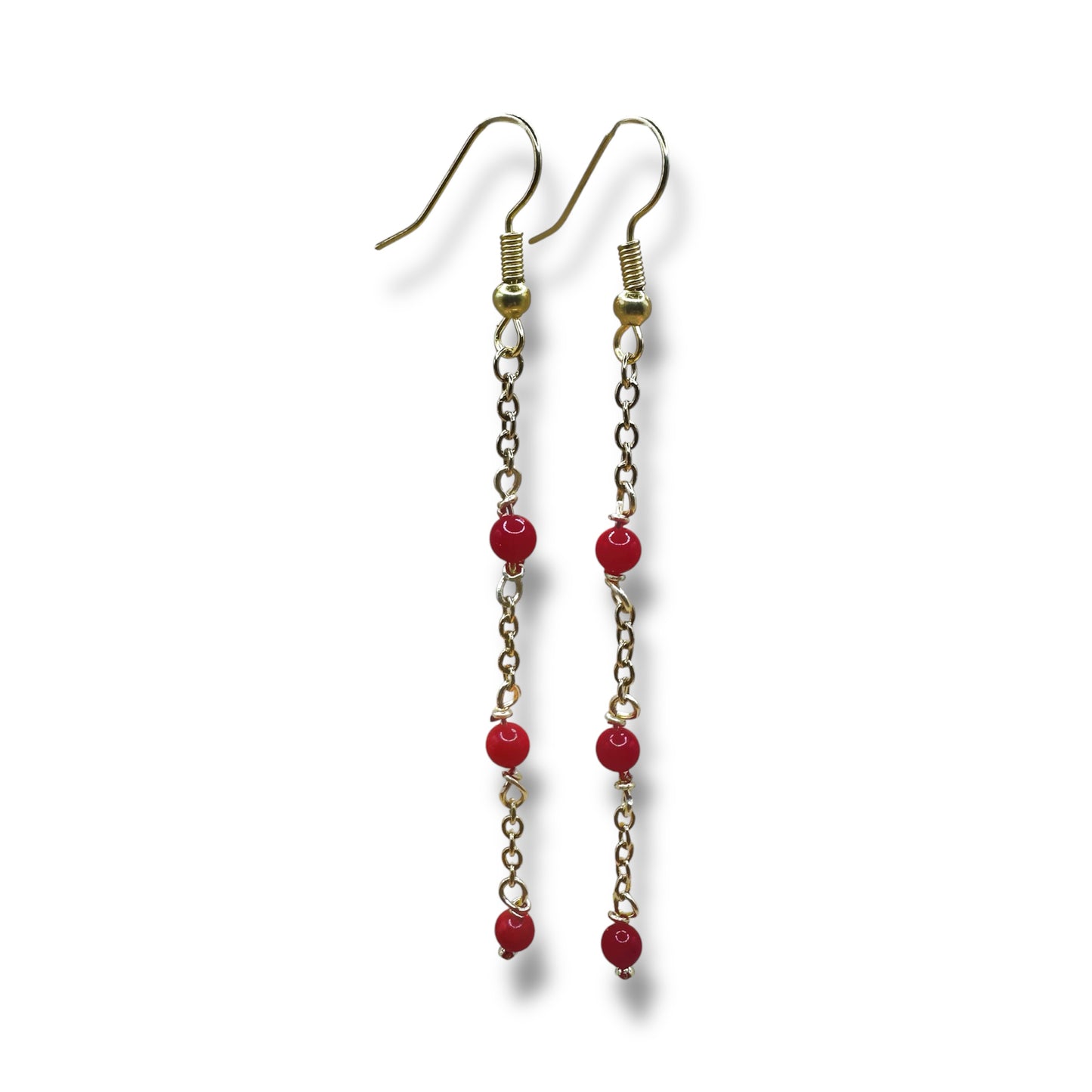 Boucles d’oreilles - Letizia x Corail Bambou