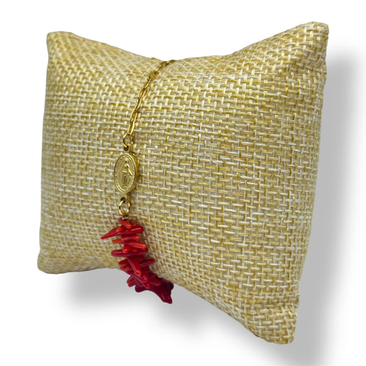 Bracelet - Flora x Corail Bambou