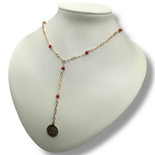 Collier - Lelia x Corail Bambou