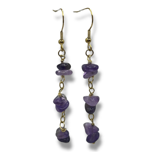 Boucles d’oreilles - Valeria x Améthyste