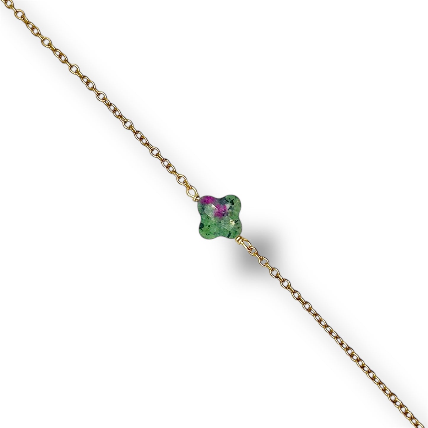 Collier - Allegria x Trèfle Rubis Zoizite