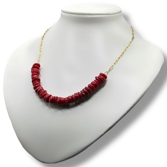 Collier - Ghjuvanna x Corail Bambou