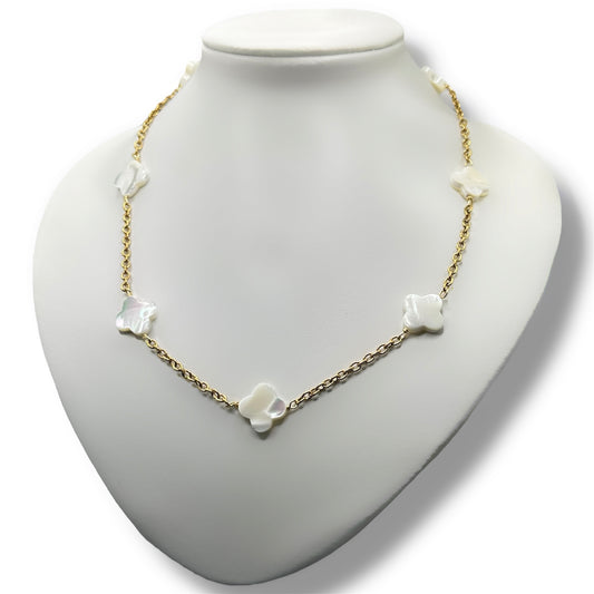 Collier - Francesca x Trèfles Nacrés
