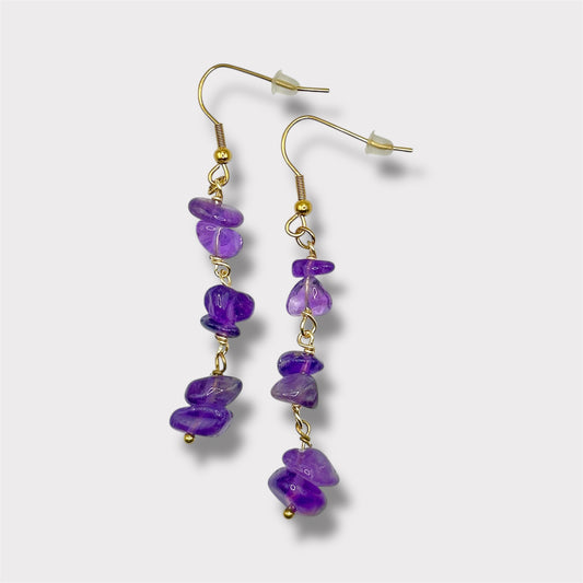 Boucles d’oreilles - Valeria x Améthyste