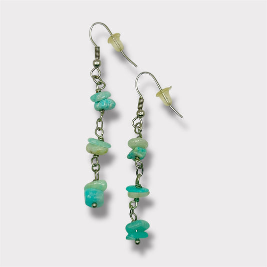 Boucles d’oreilles - Valeria x Amazonite