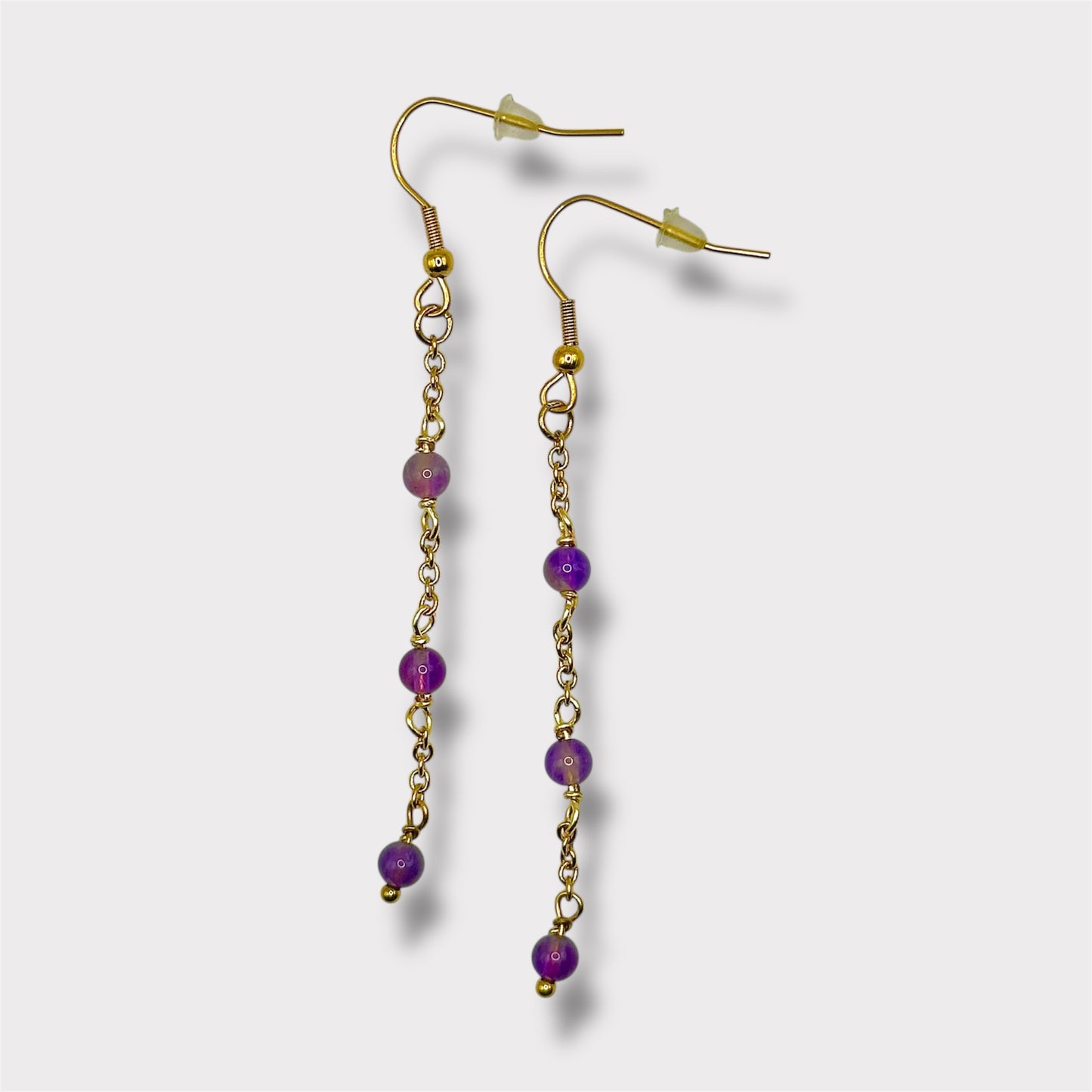 Boucles d’oreilles - Letizia x Améthyste